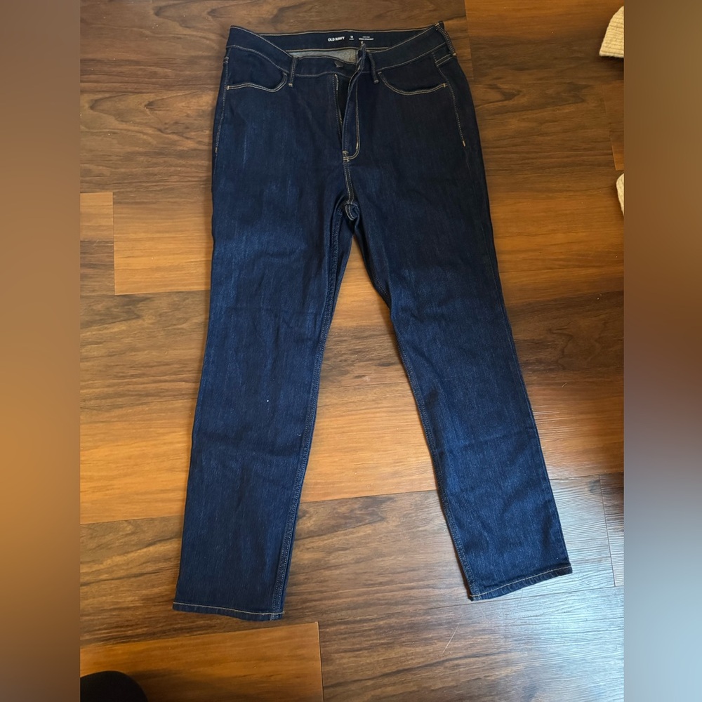 Old Navy Women's Dark Blue Skinny Jeans